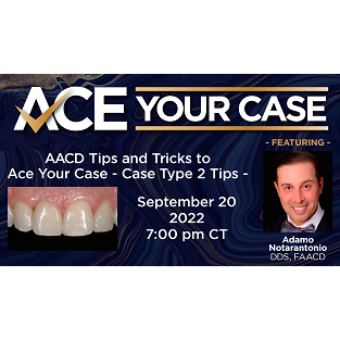 Tips and Tricks to Ace your Case Type 2 with Dr. Adamo Notarantonio on September 20th at 7 PM CT