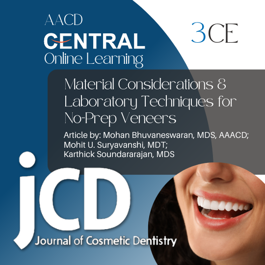 Material Considerations & Laboratory Techniques for No-Prep Veneers