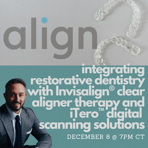 Live Webinar: Integrating Restorative Dentistry with Invisalign® Clear Aligner Therapy and iTero™ Digital Scanning Solutions
